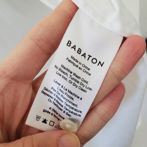 Aritzia Babaton white button down shirt dress - Picture 7 of 11